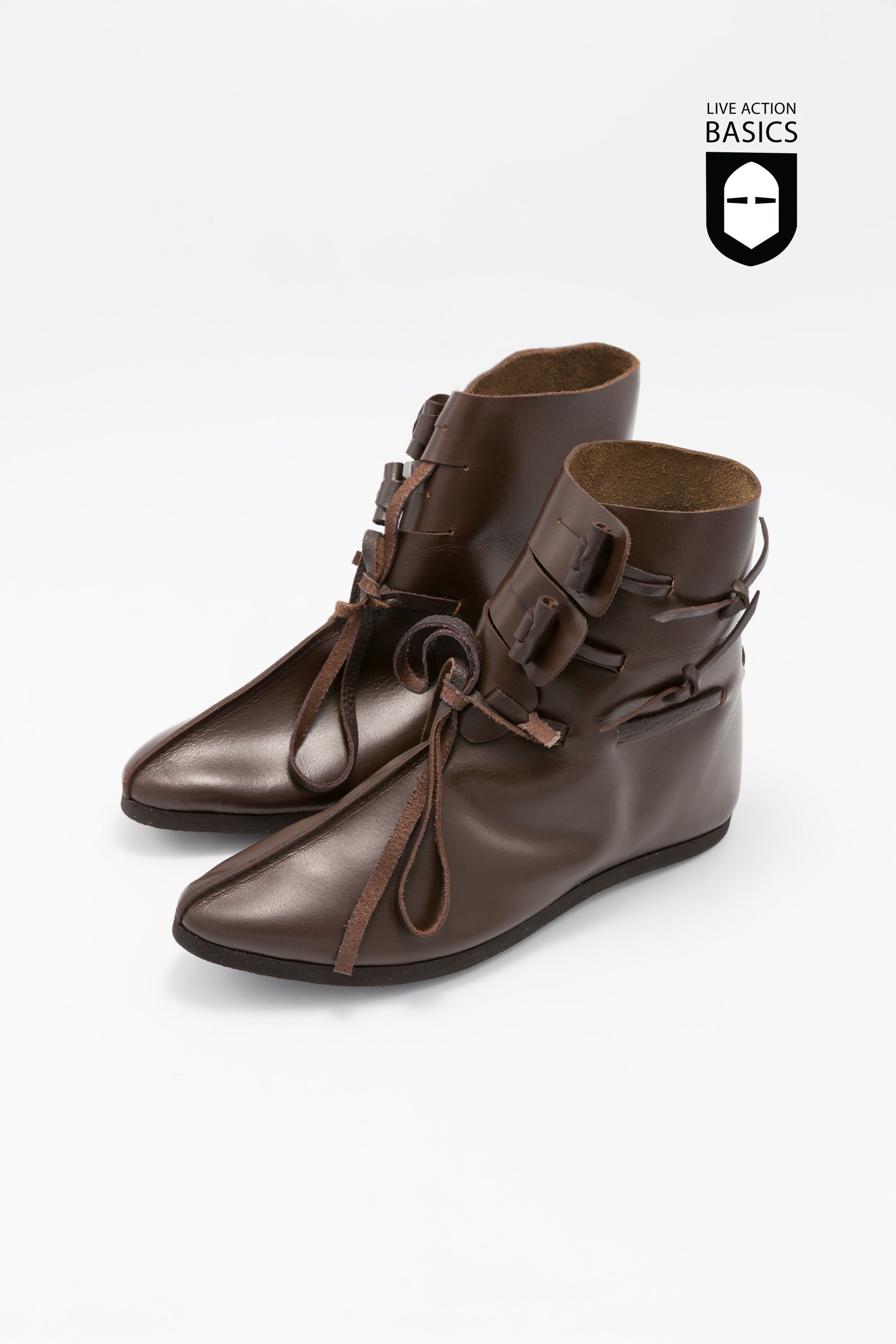 bottes Viking cuir- couleur marron foncé fabriqué en Allemagne