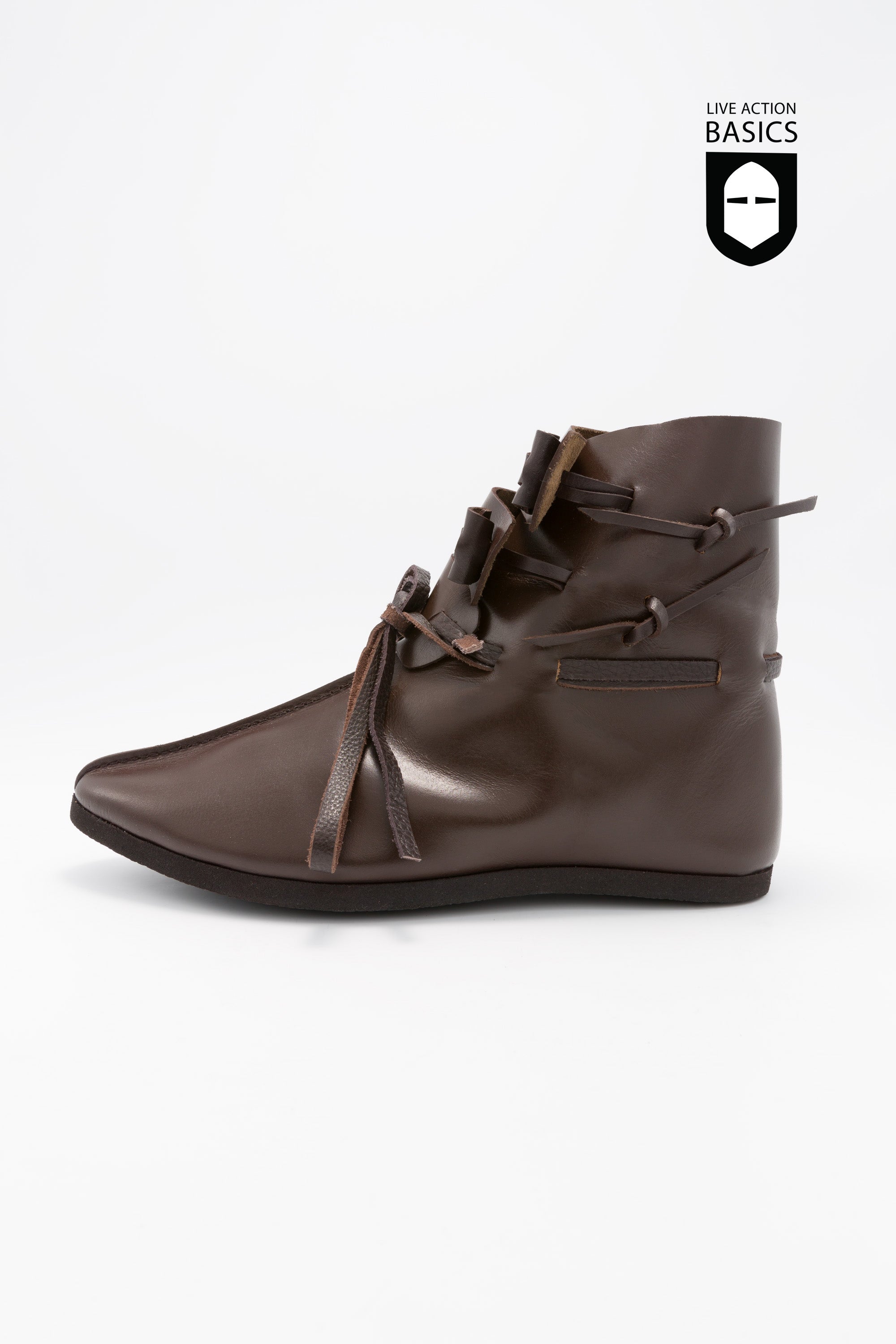 bottes Viking cuir- couleur marron foncé fabriqué en Allemagne