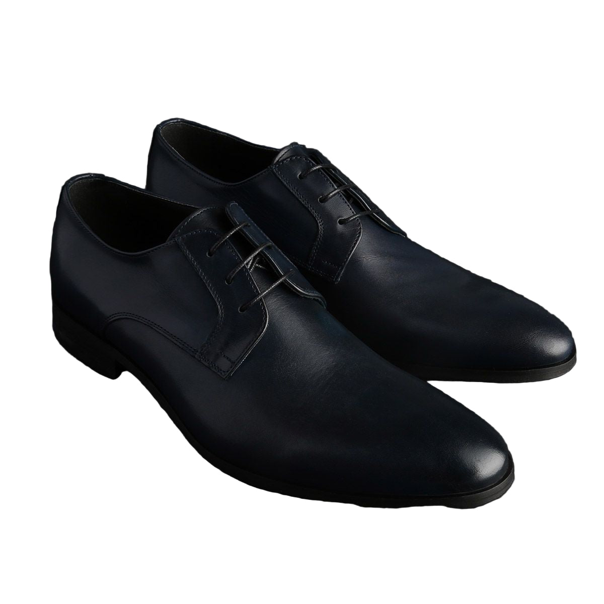 chaussure de ville en cuir synthétique pour homme fabriqué en Italie FLORENT_BLU