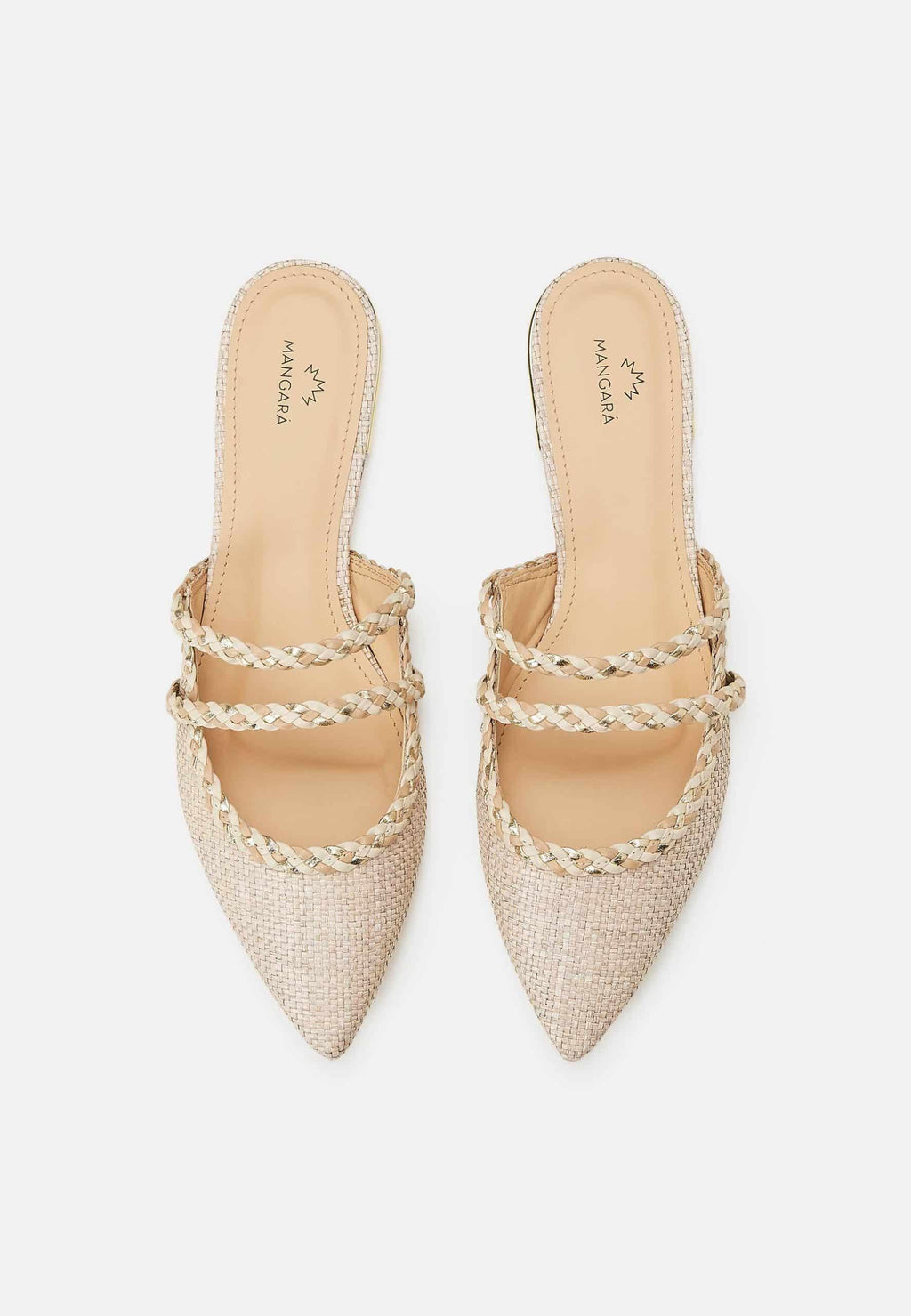 Mangará Amburana Women's Mules Beige - Sustainable